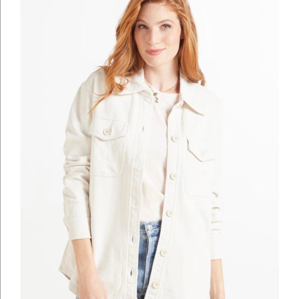 Good American Fleece Shacket